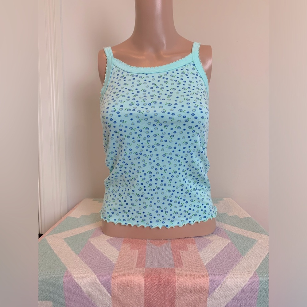 Y2k vibes floral tank top